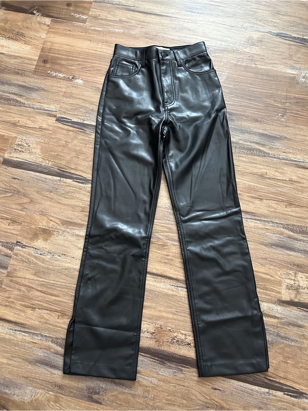 A & F Vegan Leather 90’s Straight